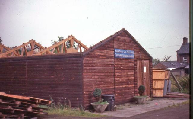 The Hut being dismantled ready for removal to the new site.